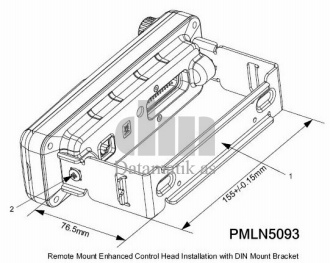 ENH CTRL HD DIN TRUNNION